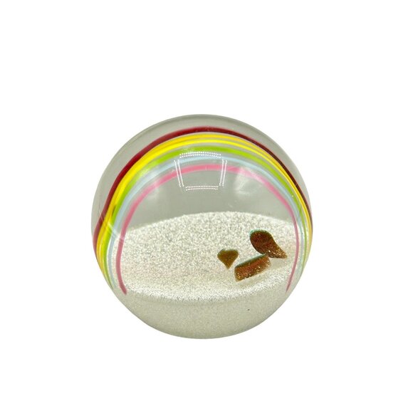 Caithness Scotland Rainbow & Pot of Gold Paperweight Numbered 742/750